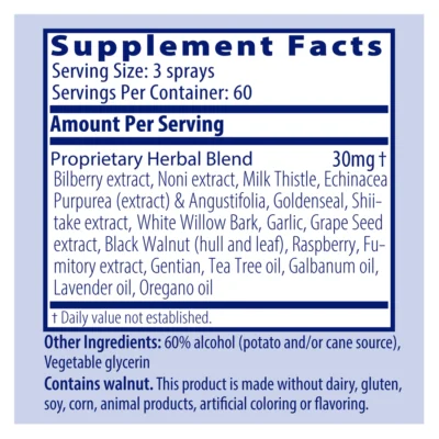 Bio-Botanical Research Biocidin TS Advanced Throat Spray - Image 2